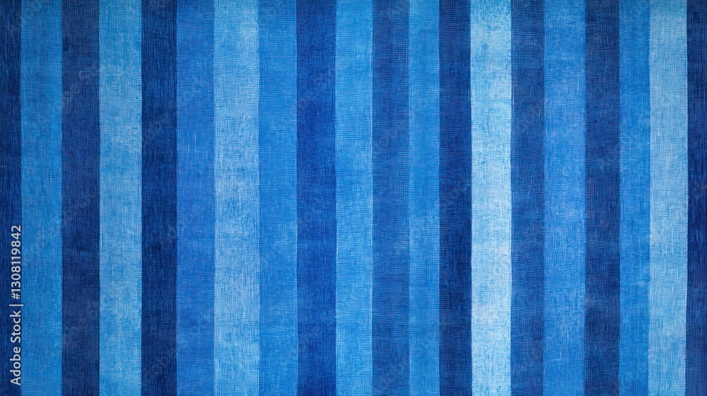 Poster a striped blue pattern with alternating shades of light and dark.