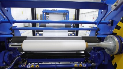 Slitter blade cutting EVA film during production process