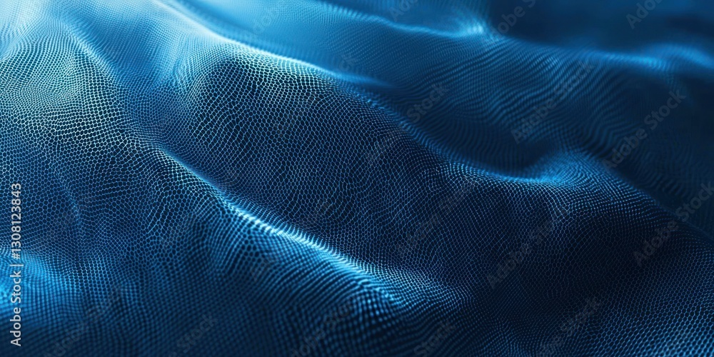 Poster A textured blue gradient background with soft, grainy patterns for depth