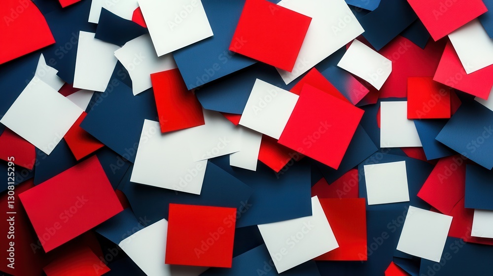 Aufkleber Energetic paper art creates a vibrant background highlighting themes of social change and empowerment Generative AI