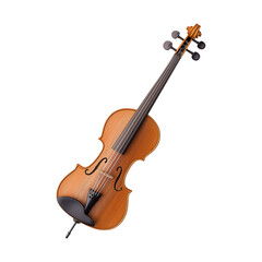 Fototapeta premium violin on white background