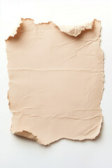 A ripped piece of paper