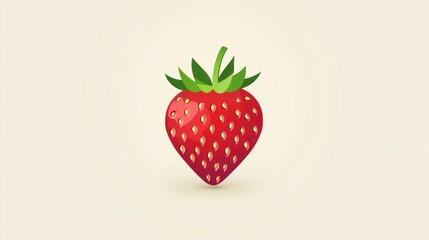 Heart Strawberry Illustration
