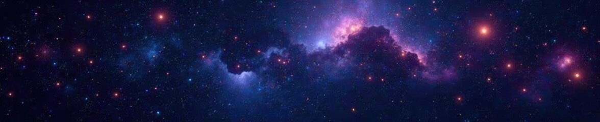 Fototapeta premium Shining stars against a dark backdrop of space, shine, glow
