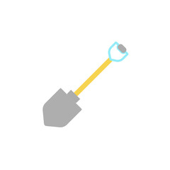Shovel colored icon