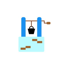 Obraz premium Water Well colored icon