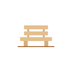 Garden Bench colored icon