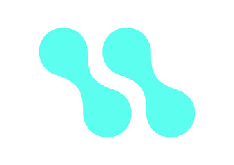 Y2K abstract metaball Shape. Retro icon with modern shape. Psychedelic element, bold graphic style, trendy logo for decoration or poster use.