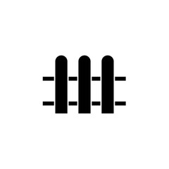 Fence glyph icon