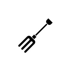 Hand Rake glyph icon