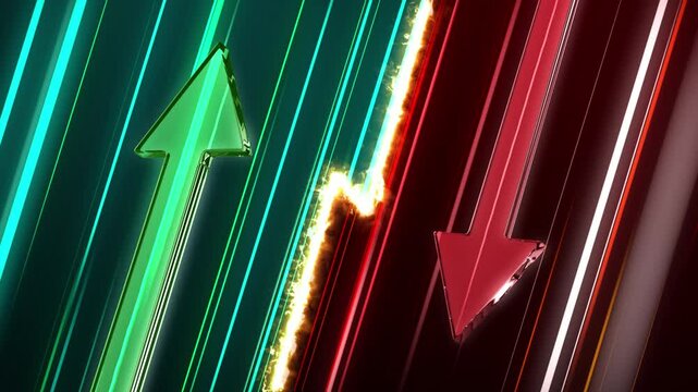 Index Stock Background Index stock background is an arrow index chart regain business growth, Also good background for scene and titles, logos. full hd , looped