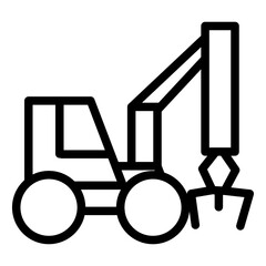 forklift truck icon