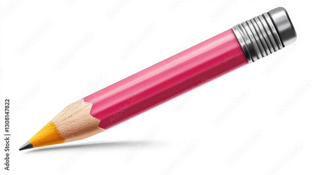 Poster pencil and eraser icons merging into a single digital edit tool, symbolizing revision