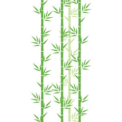 Bamboo Plant Flat Illustration