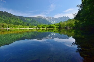 初夏の上高地・大正池