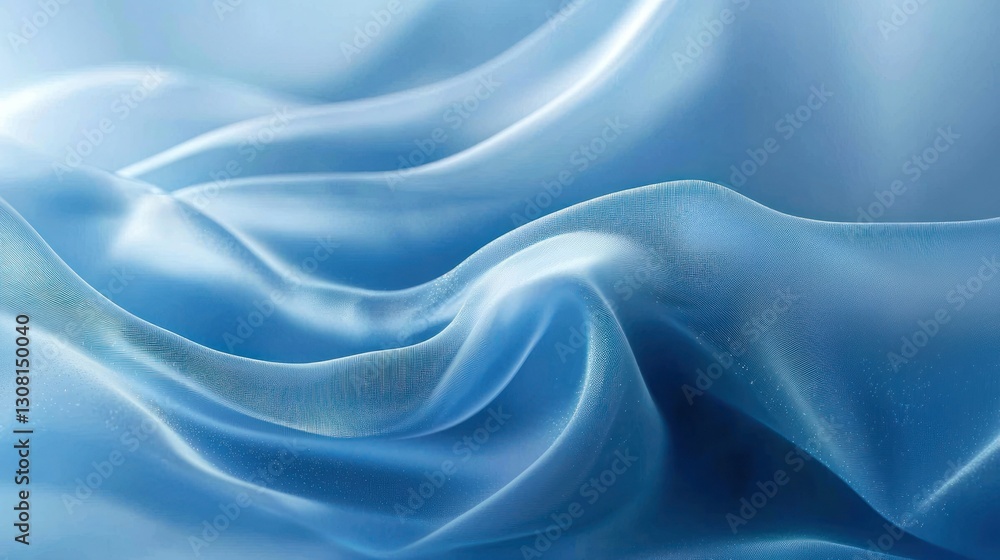 Poster a light blue background with subtle sparkles and glow for an elegant touch