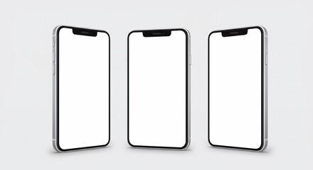 Realistic Vector Mockup Digital Tablet, Mobile Phone, Smart Phone, Laptop and Computer Monitor. UI / UX design. Vector illustration, modern digital devise, digital template.