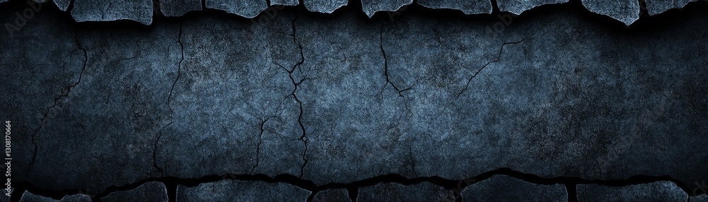 Poster dark cracked surface texture, abstract background with intricate fissures for design projects