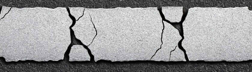 Obraz premium Torn piece of paper, isolated blank ripped sheet on white background