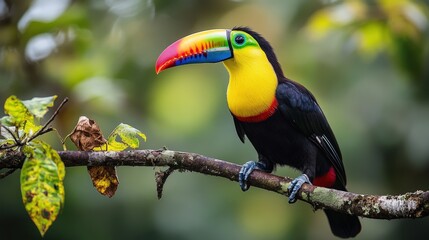A vibrant cluster of green and yellow leaves enlivens a central tree branch, with foliage dancing across both sides, creating an intimate, nature-inspired tableau