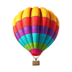 Naklejka premium colorful hot air balloon
