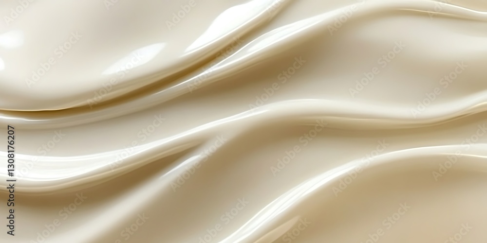 Poster silky smooth texture forms elegant flowing curves abstract background