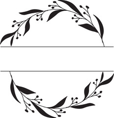 Fototapeta premium Golden Botanical Wedding Pattern
