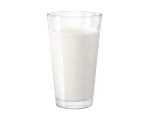 コップに注がれた牛乳