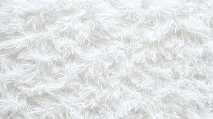 Soft White Furry Texture for Cozy Background and Stylish Decor