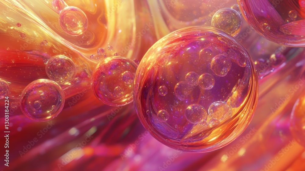 Poster artistic molecular rendering of transparent collagen in scientific visualization environments showca
