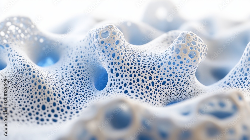 Poster exploring vibrant closeup molecular structures science lab digital render laboratory environment mac