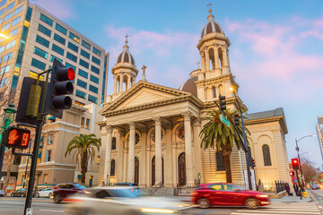 Cathedral Basilica of St. Joseph in Downtown San Jose,   Silicon Valley in California