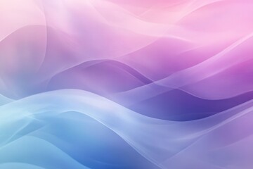 Fototapeta premium A soothing blend of soft pastel colors flows seamlessly, creating an ethereal atmosphere. Gentle waves and gradients evoke tranquility, perfect for calming designs.