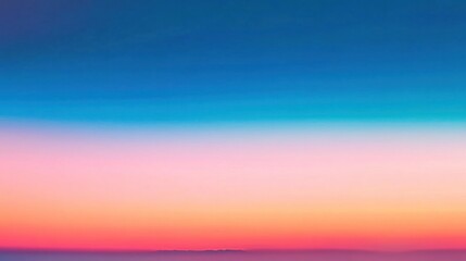 Smooth Gradient Transitioning from Deep Blue to Soft Pastel Colors