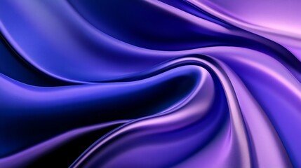 Obraz premium Luxurious abstract rippling silk fabric in deep royal colors