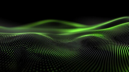 Obraz premium Hightech mesh grid with soft glowing edges, futuristic digital concept