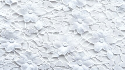 Vintage lace fabric with delicate floral embroidery, elegant classic abstract background