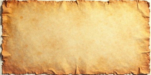 Blank square overlay; aged paper, dust, grainy effect, frayed edges , deteriorated, background