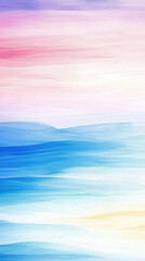 Obraz premium Soft gradient of jewel tones in blue, pink, and white hues evokes calmness