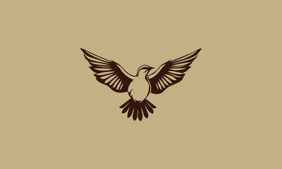 Free Bird flying Logo design