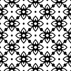 Obraz premium pattern batik flower damask ethnic boho ikat texture tribal geometric background