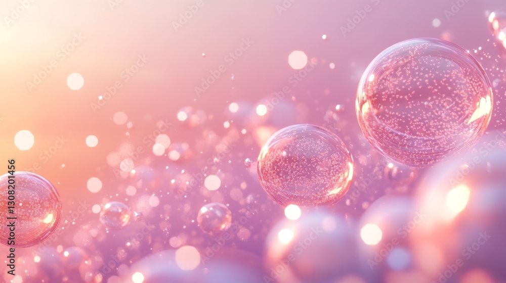 Poster exploring molecular visualization techniques in collagen bubble illumination at the cellular level f