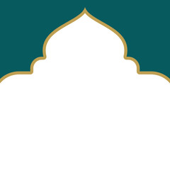 Ramadan islamic frame decoration