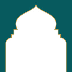 Ramadan islamic frame decoration