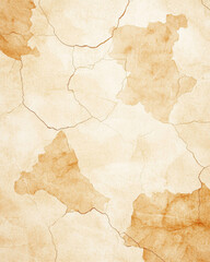 Fototapeta premium Minimalist beige textured background with cracks and stains