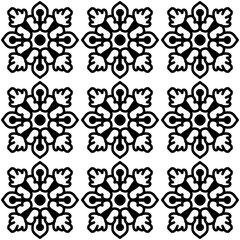 pattern batik flower damask ethnic boho ikat texture tribal geometric background