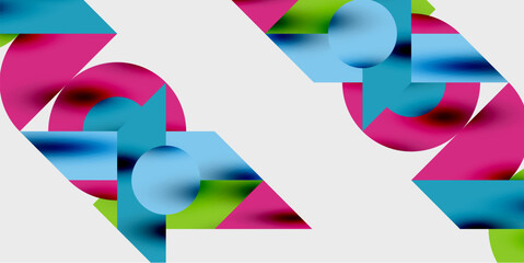 Vibrant abstract background circles with smooth gradients, creating a dynamic and modern design. Ideal for creative, tech, or contemporary-themed projects