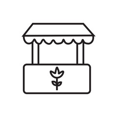 seeds store line icon
