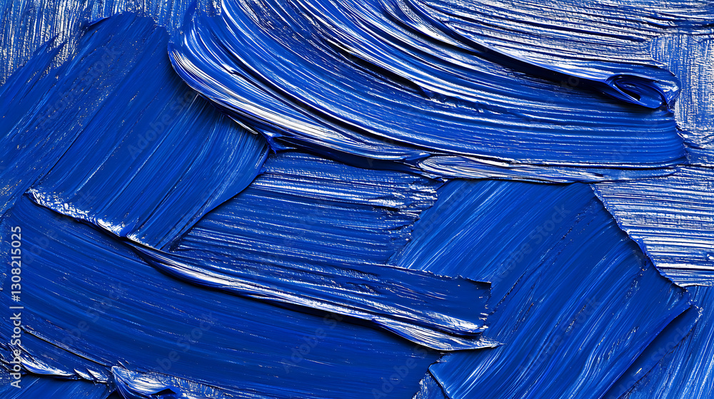 Poster artistic action blue paint palette studio setting abstract content colorful environment close-up vie