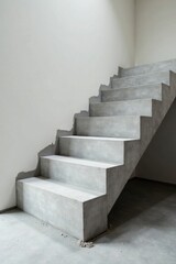 Modern Concrete Staircase Installation A Minimalist Architectural Detail